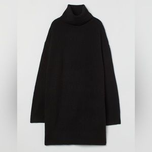 Black Turtleneck Sweater Dress